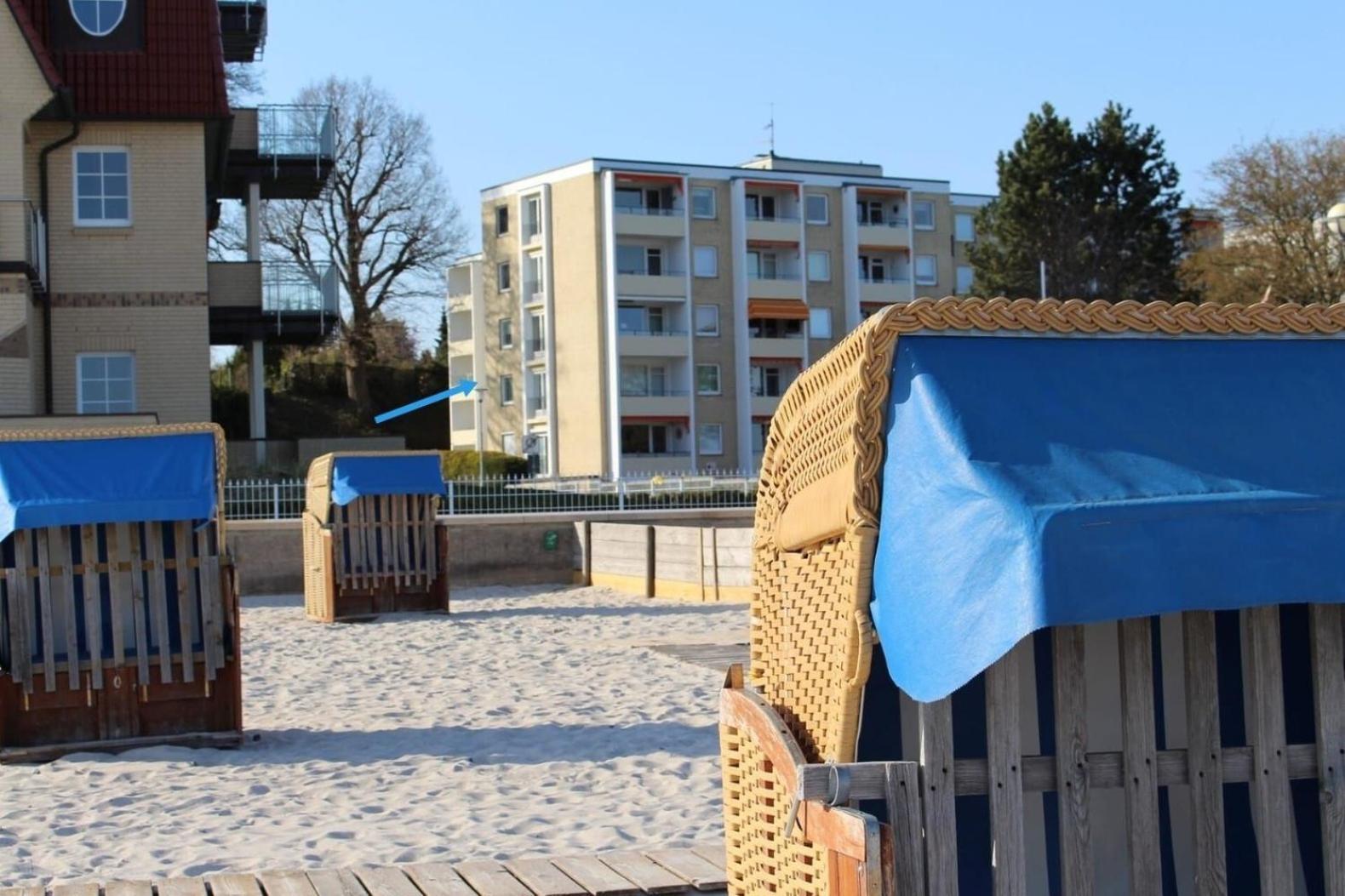 Strandschloss Strandkoje-Ostseeblick Grömitz Exteriör bild